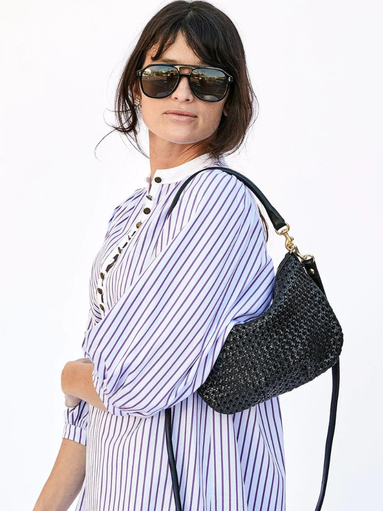 Clare V. Giant Trop Tote in Black