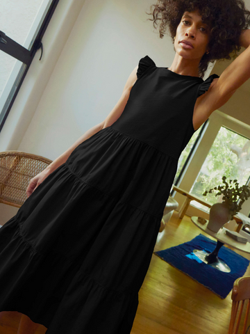 Black Dress on Model