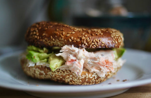 Wild for Salmon Kosher Salmon Bagel 