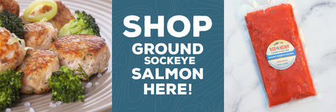buy ground sockeye salmon meat