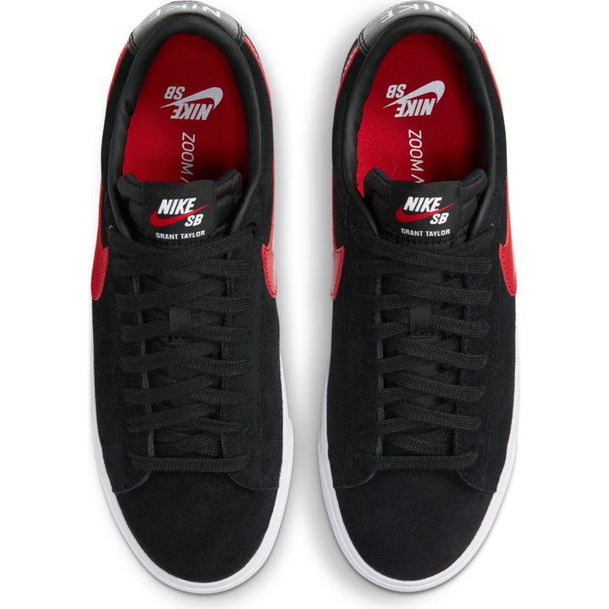 Nike Sb Blazer Low Gt Black University Red Black White Chane