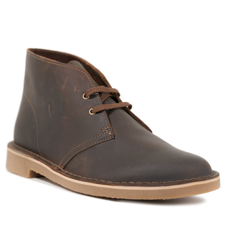 Clarks Bushacre 3 Desert Boot - Beeswax Leather - Chane