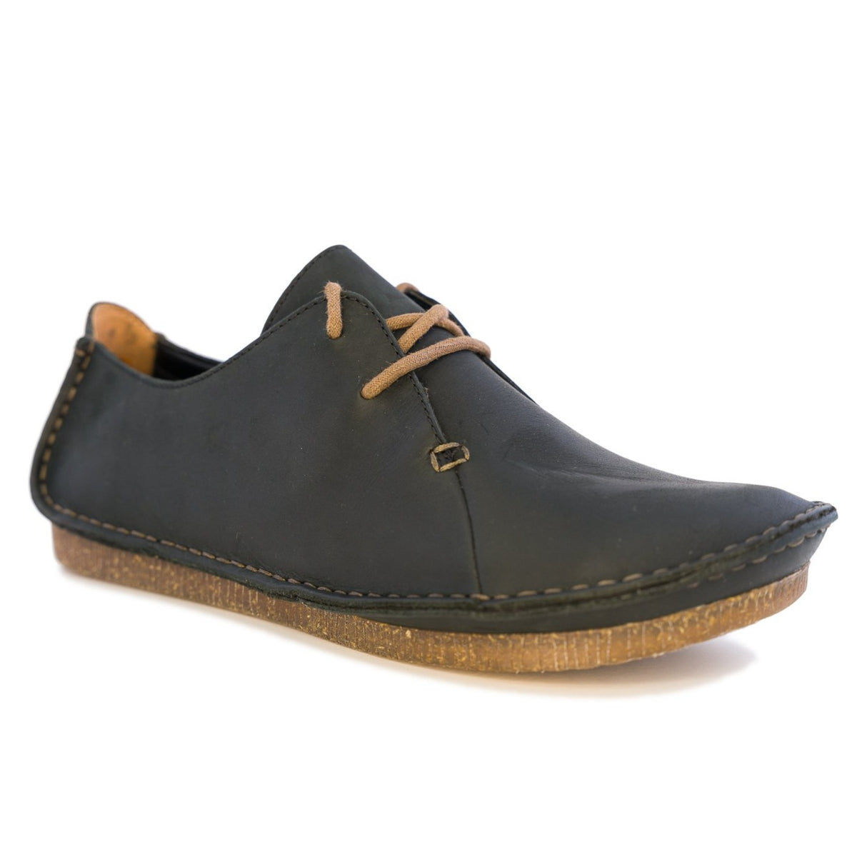 Clarks Janey Mae - Black Leather - Chane