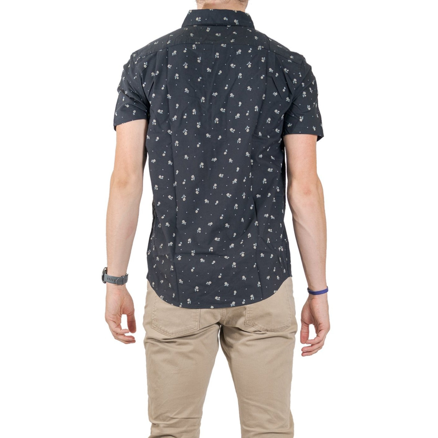 RVCA That'll Do Slim Fit Short Sleeve Shirt - RVCA Black (RVB)