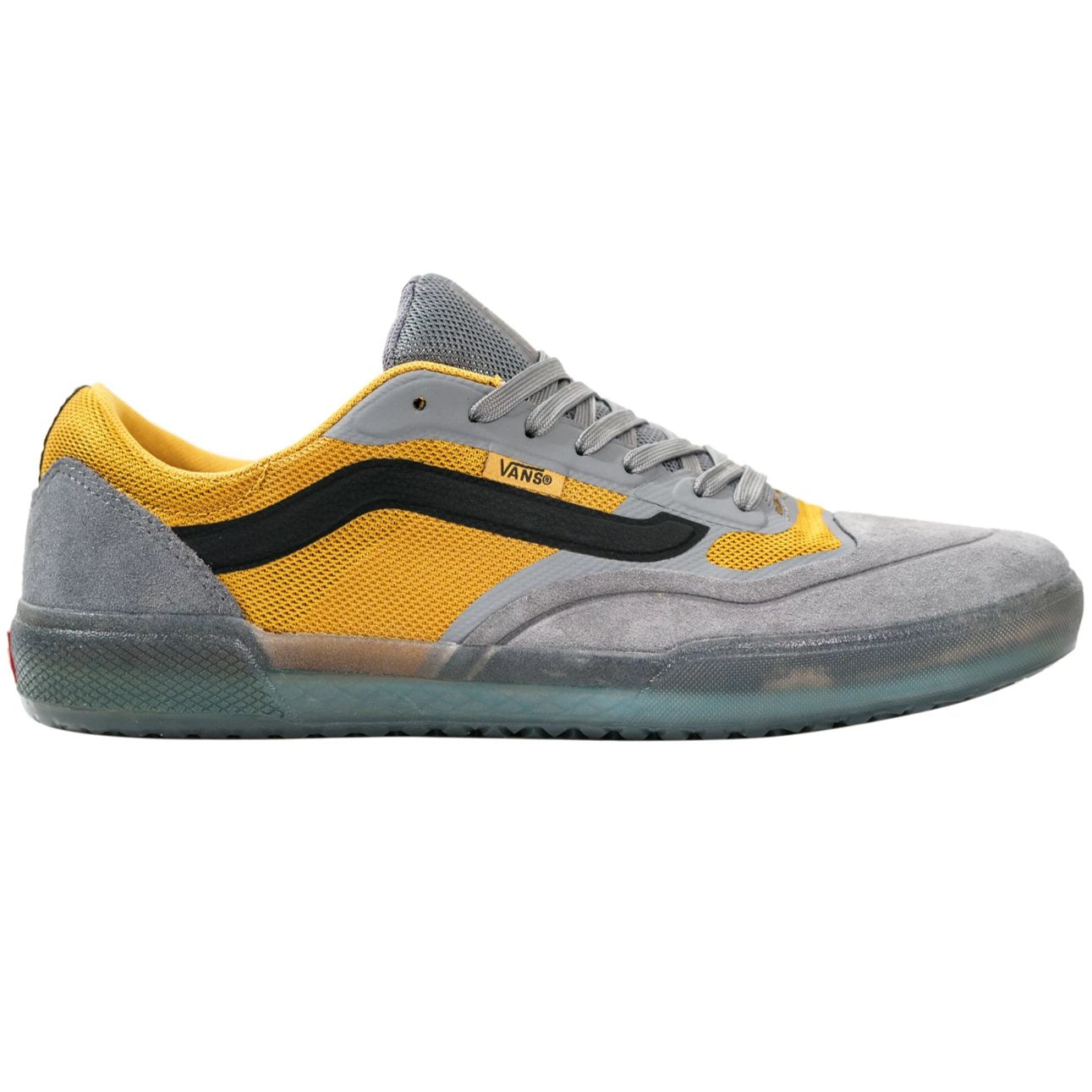 grey and yellow vans cheap online
