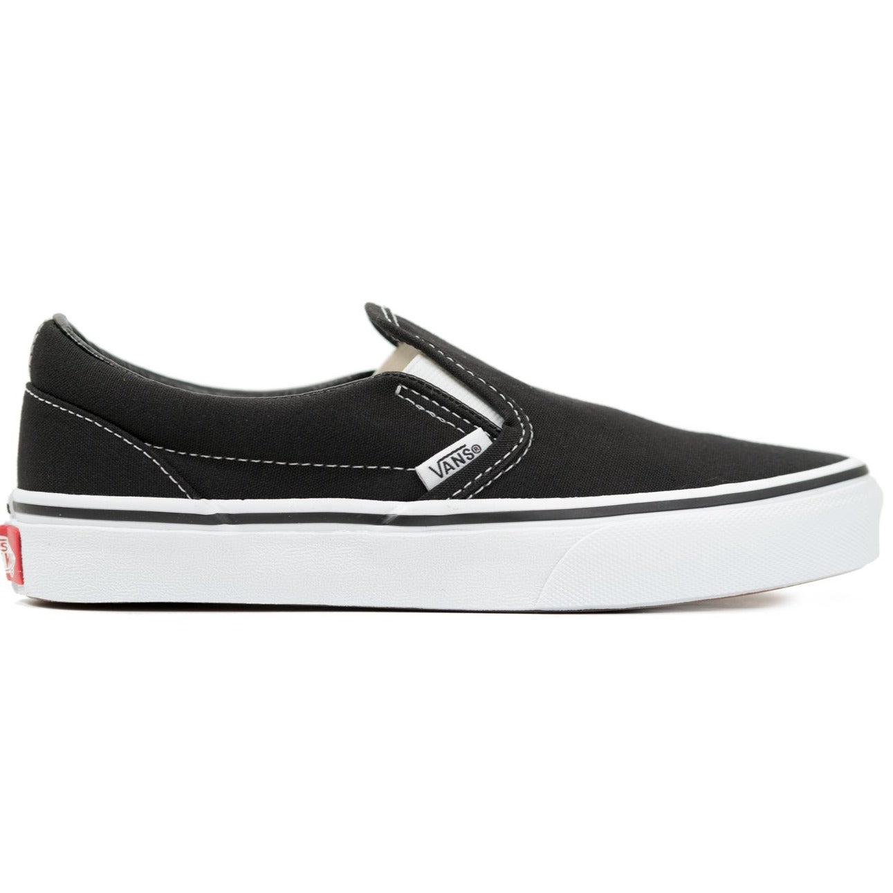 black and white slip on vans kids