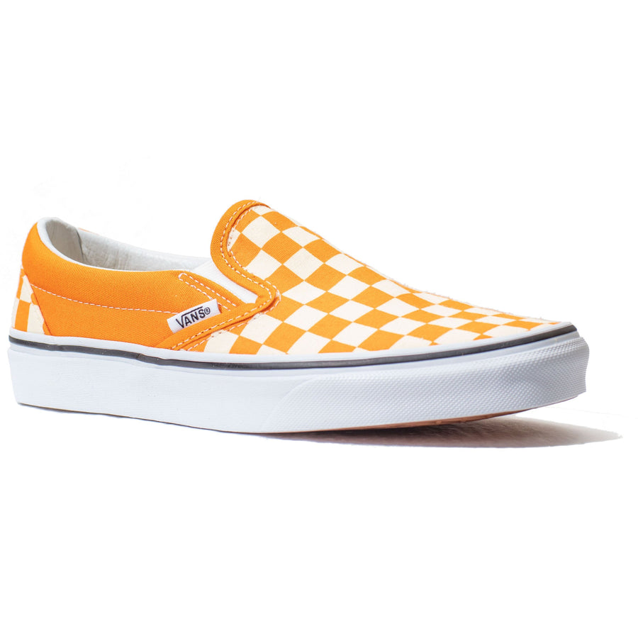 vans slip on cheddar