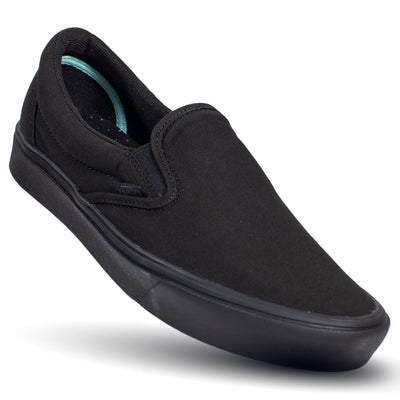 black vans comfycush