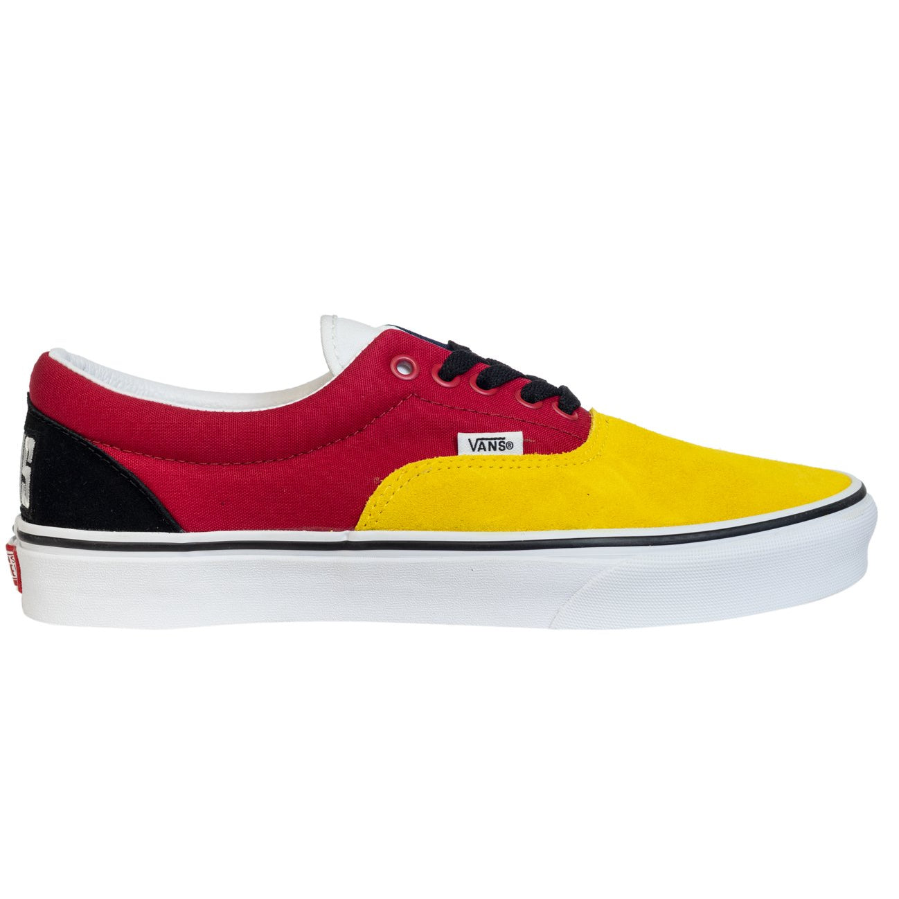 yellow and white vans