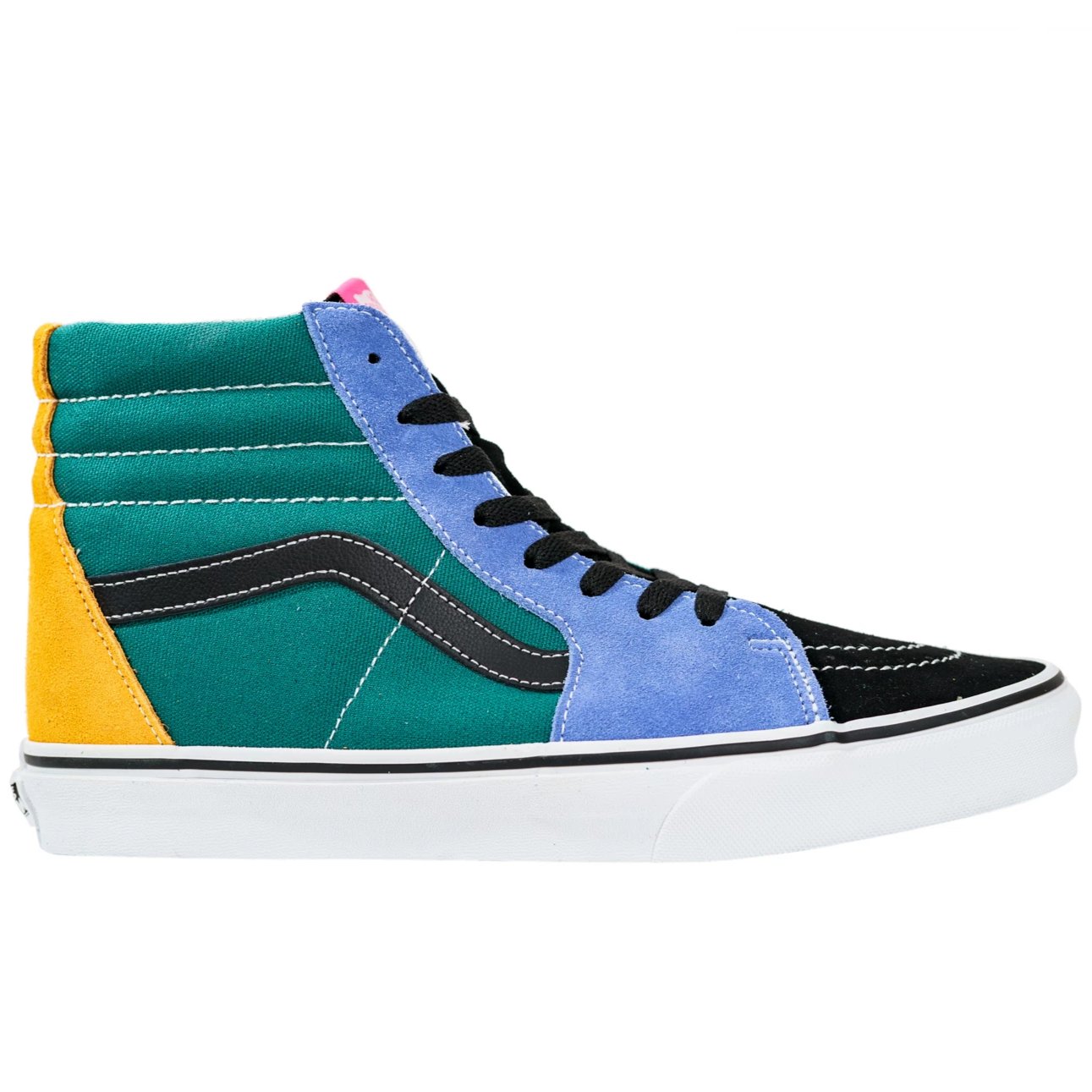 turquoise vans high top