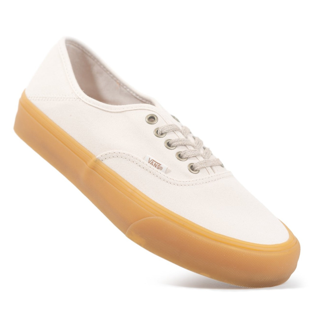 vans authentic gum sole gold