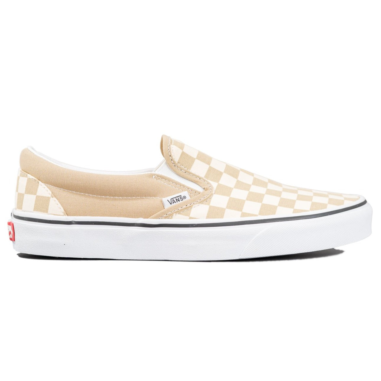 checkerboard white vans