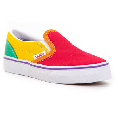 kids color block vans