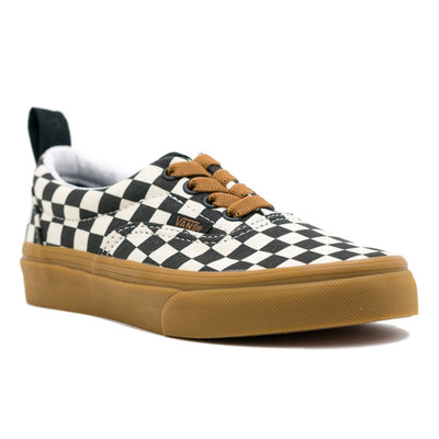 Oost Merchandising Th Vans Kids Era Elastic Lace - (Checkerboard Gum) Black/Classic White - Chane