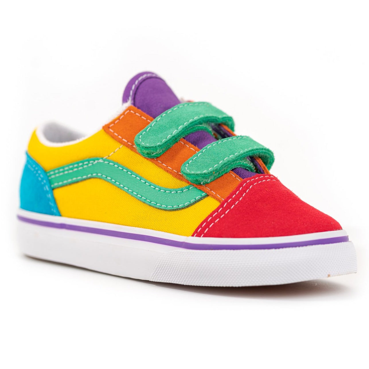 multi color vans kids