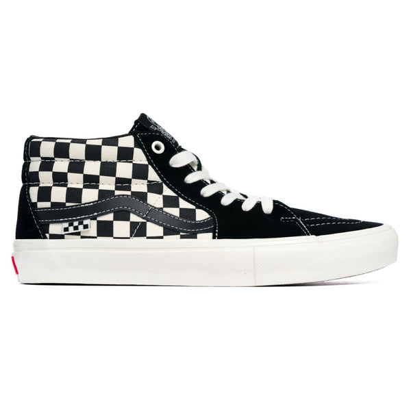 Vans Skate Grosso Mid - Checkerboard Black/Marshmallow - Chane