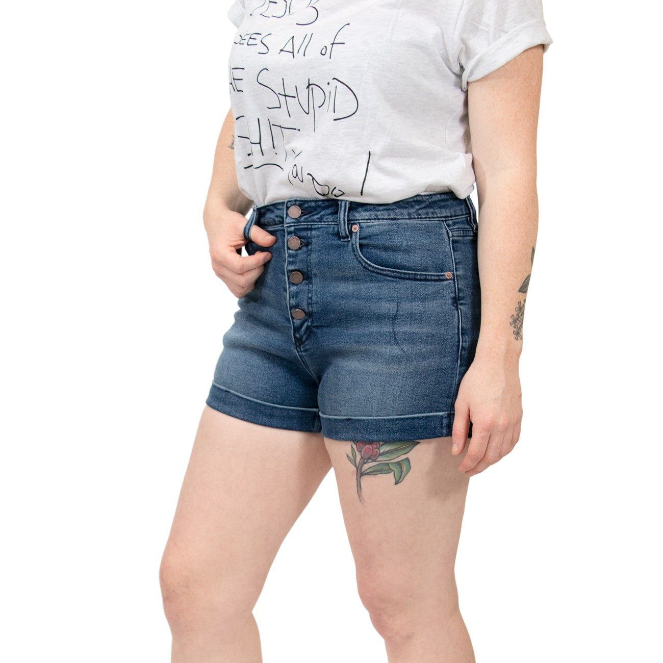 volcom denim shorts