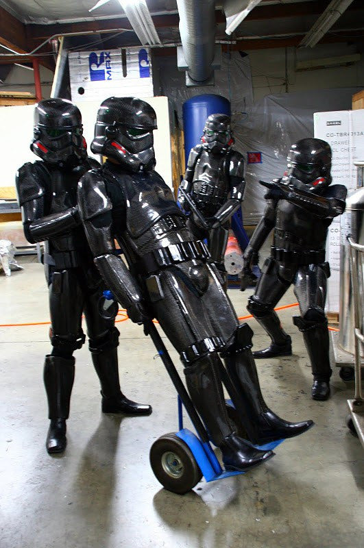 Carbon fiber Stormtroopers