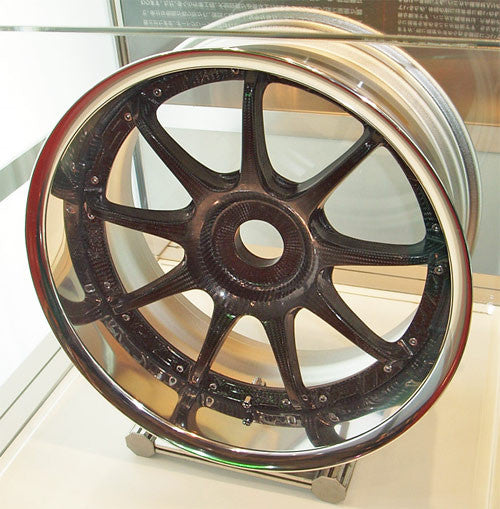 Carbon fiber and aluminum wheel