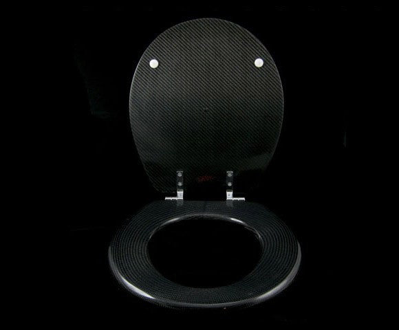 Carbon fiber toilet seat