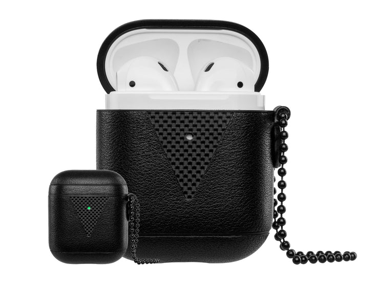 HoverPod NAPA Leather with Carbon Fiber Apple Airpods Case – Carbon Fiber Gear