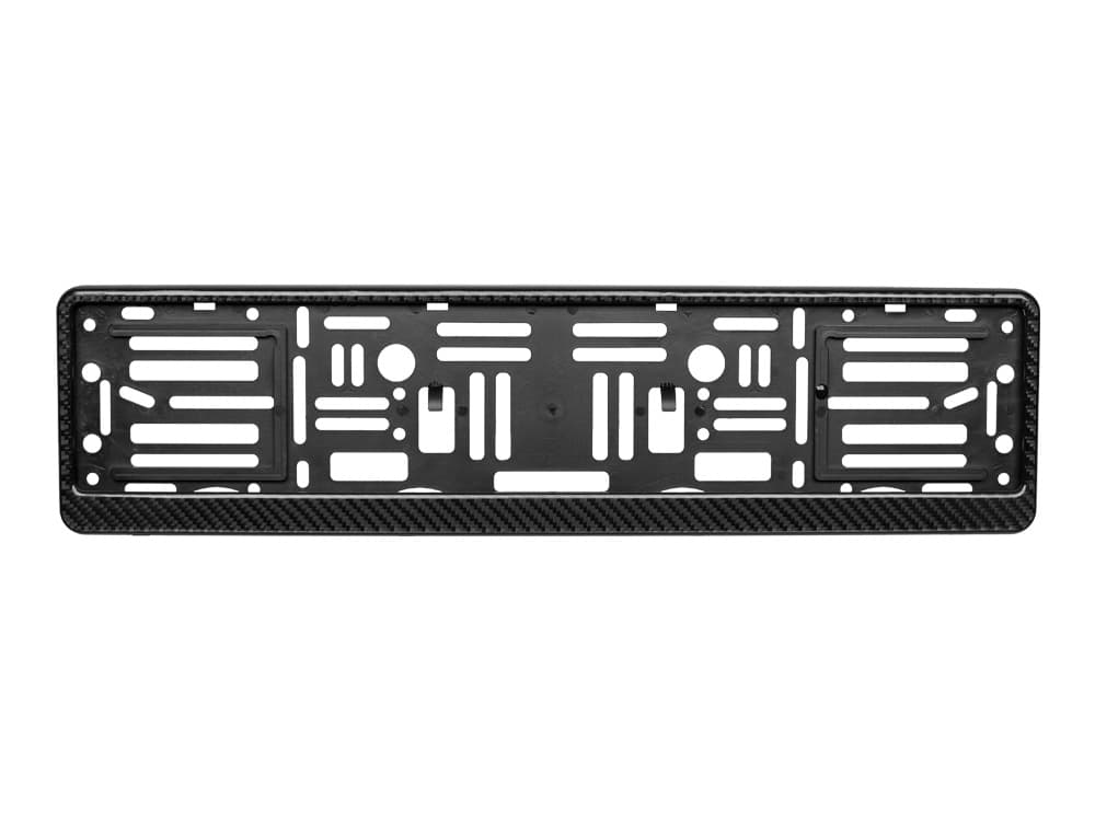  BLVD-LPF OBEY YOUR LUXURY Real 100% Glossy Black Carbon Fiber License  Plate Frame TAG Cover FF : Arts, Crafts & Sewing