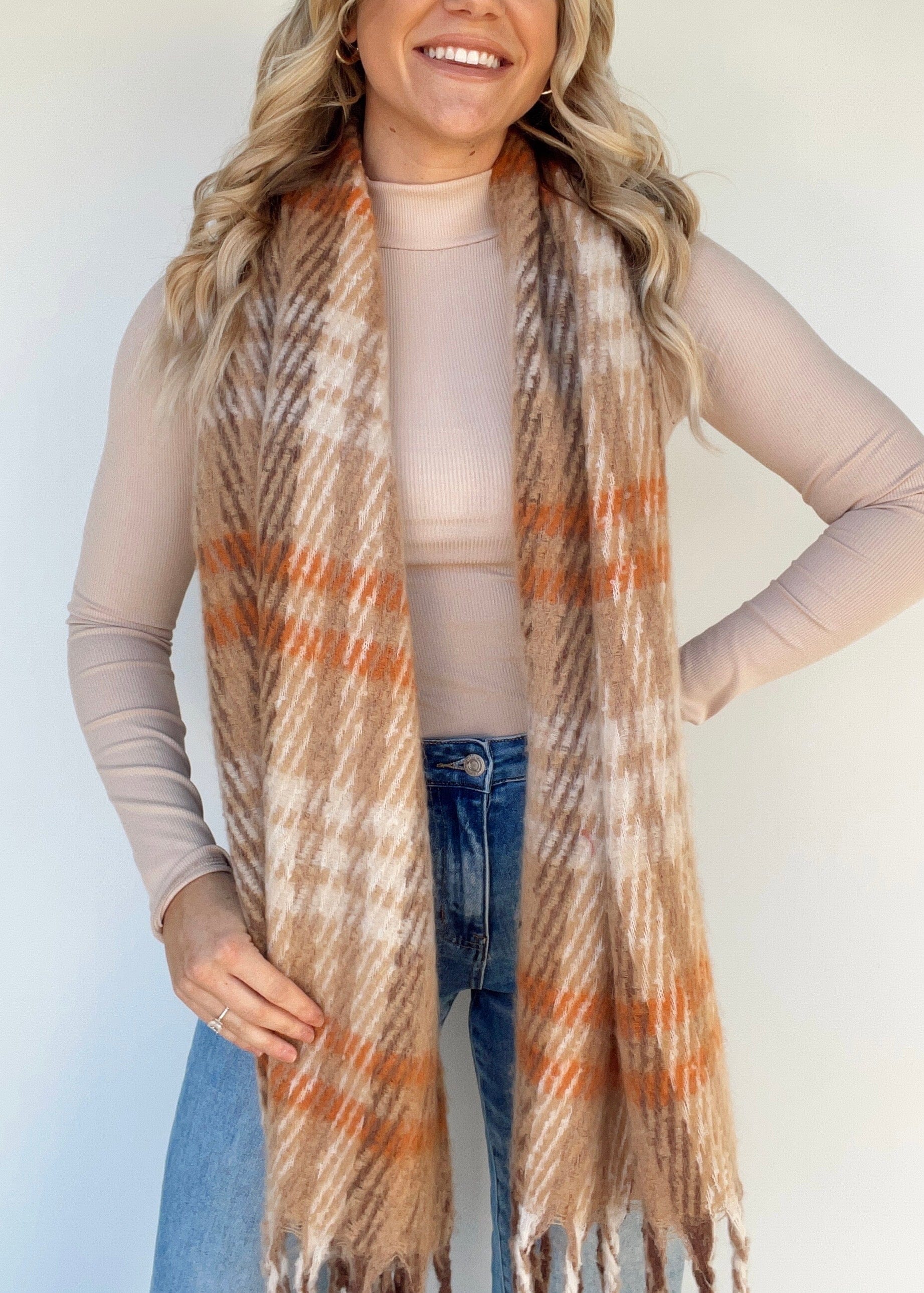 Image of Toffee Plush Scarf