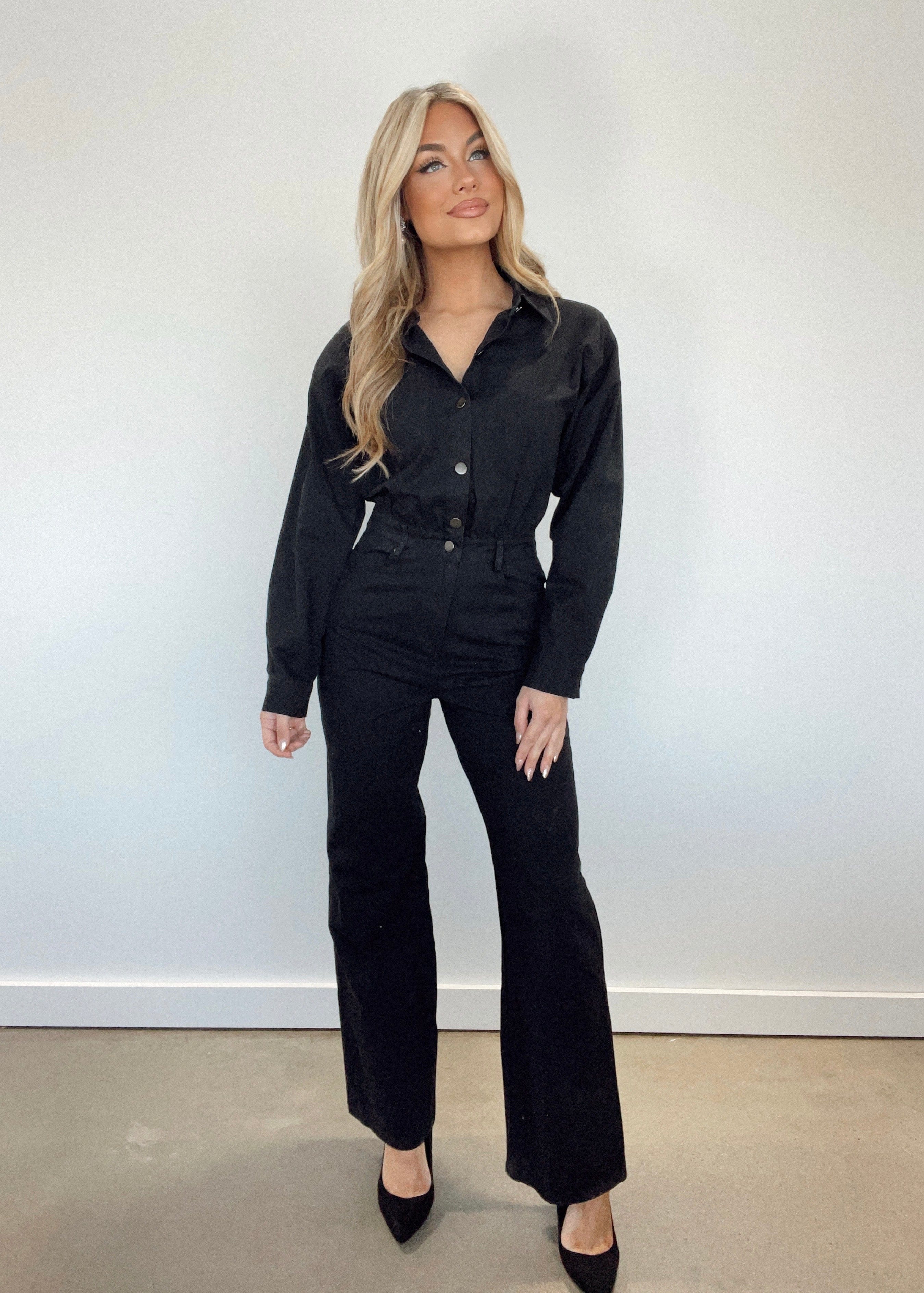 Image of Back In Black Jumpsuit