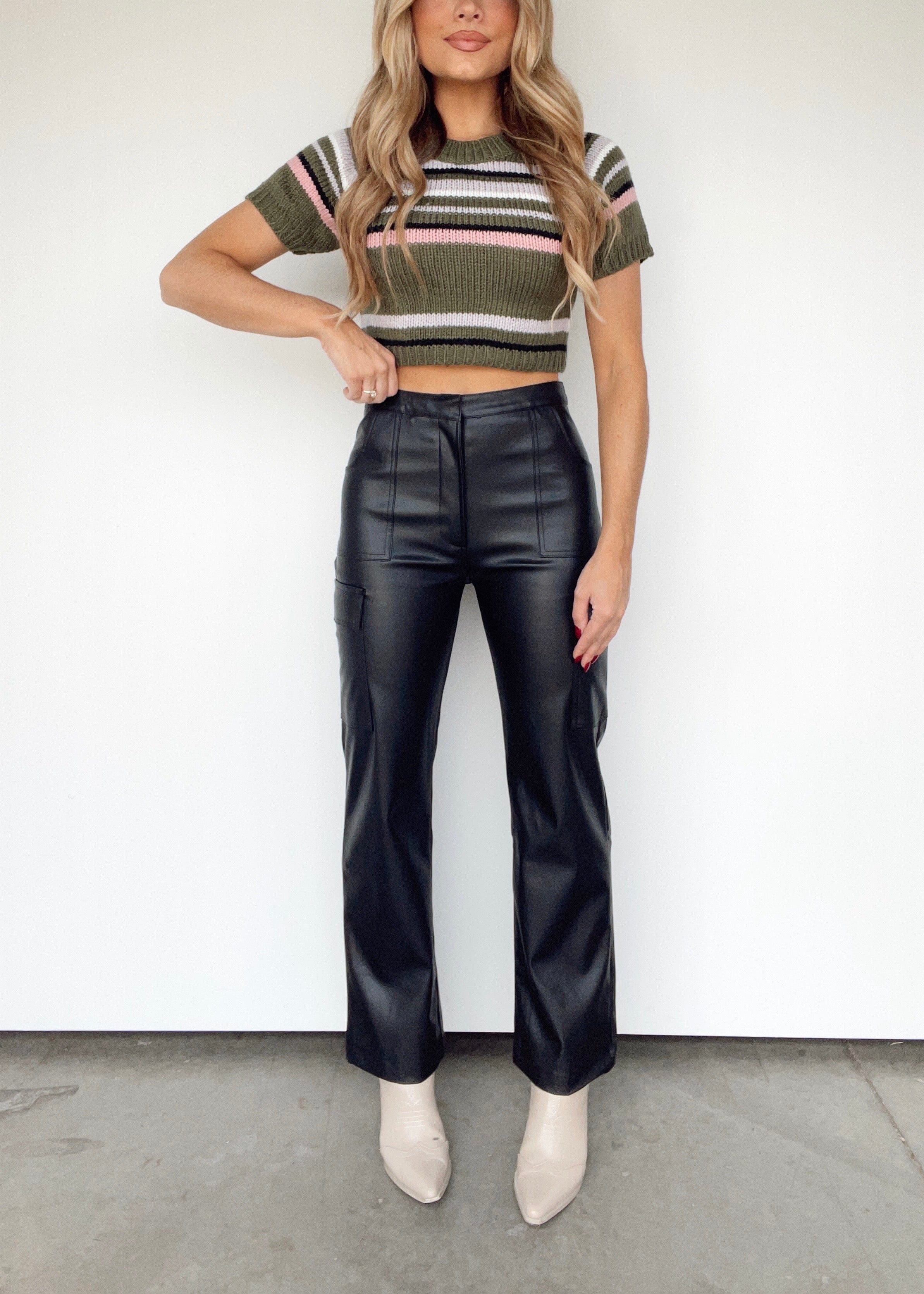 Image of Editorial Leather Pant