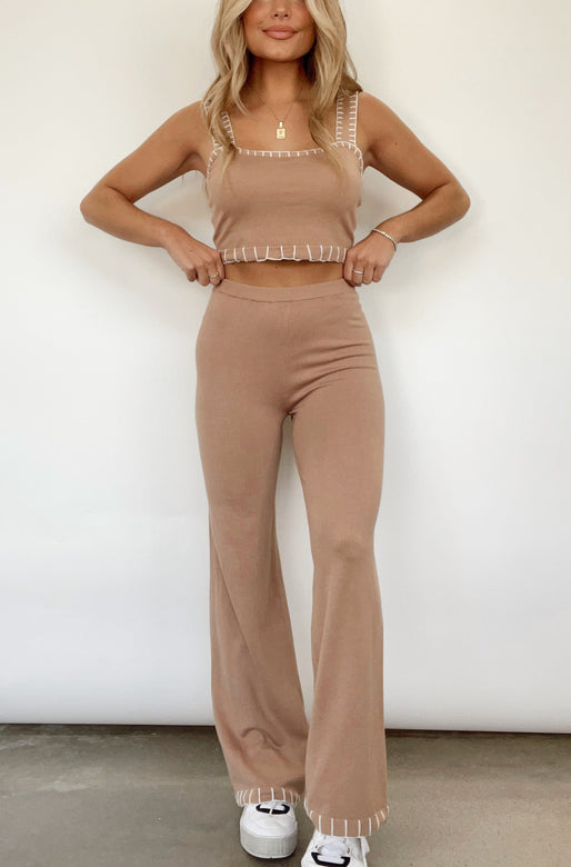 Belted Flare Pant – Lane 201