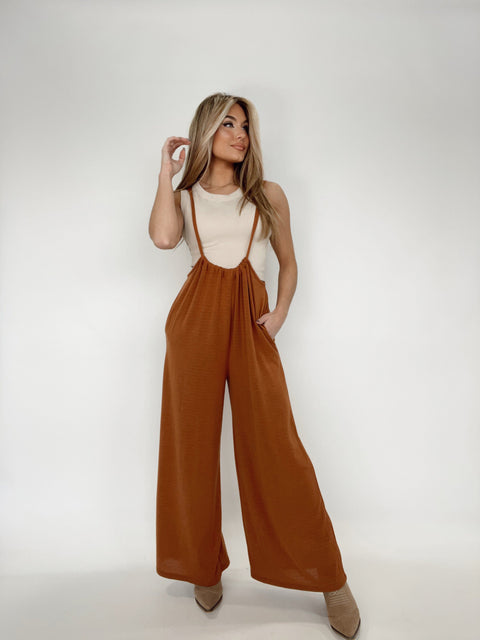 camel jumpsuit