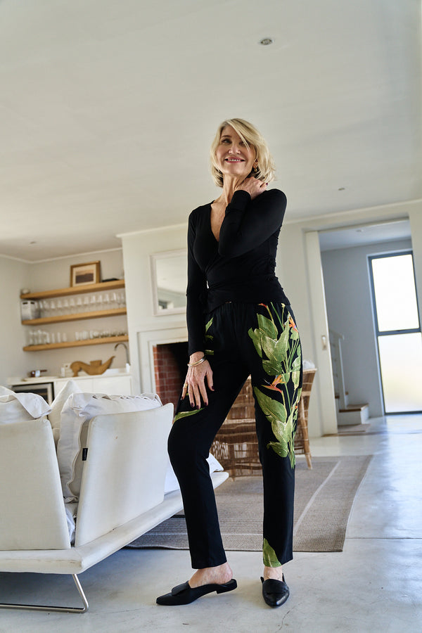 The Strelitzia Pants | Black