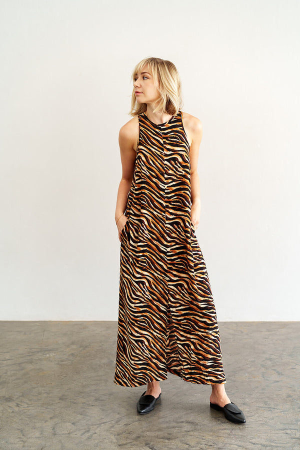 Racer Maxi Dress | Tiger