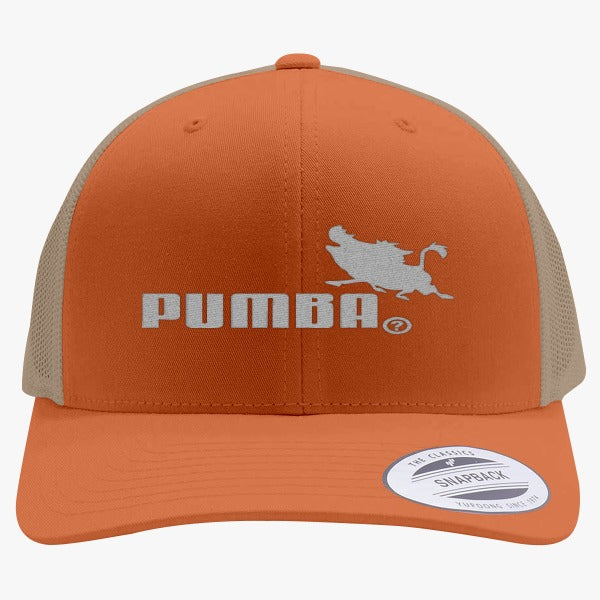 Pumba Embroidered Retro Embroidered Trucker Hat - roblox trucker hat embroidered hatslinecom