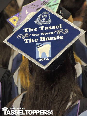 Decorated High School Graduation Caps