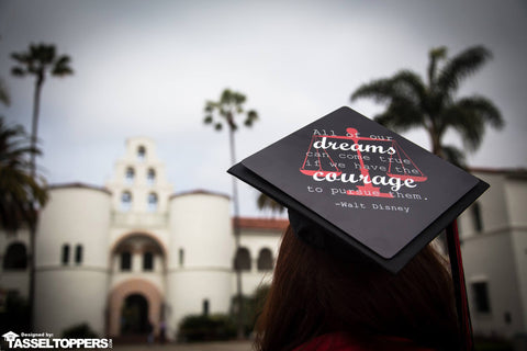 custom grad cap, graduation cap, custom graduation cap, top grad cap, grad cap ideas, DIY grad cap, grad cap quotes