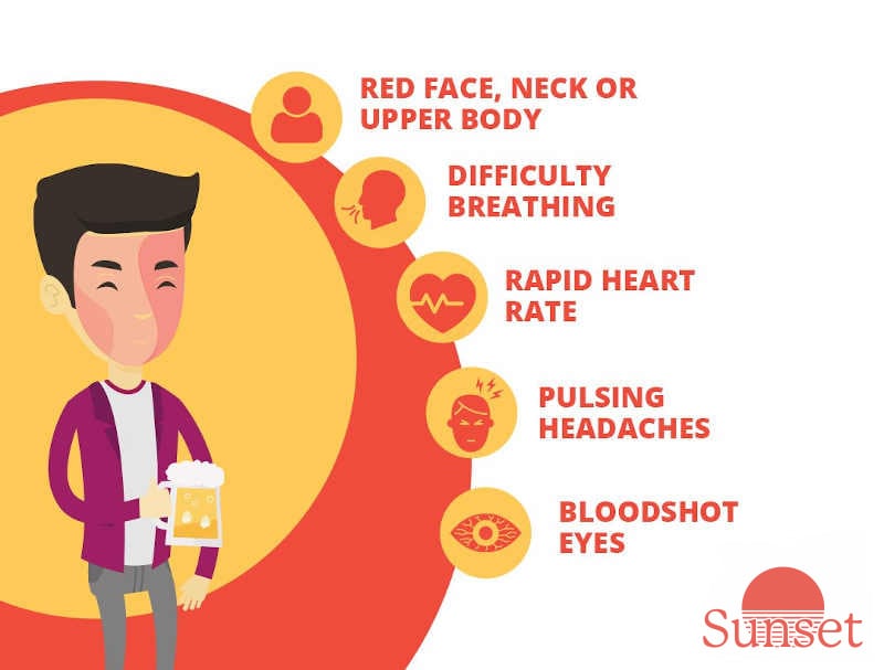 asian glow symptoms