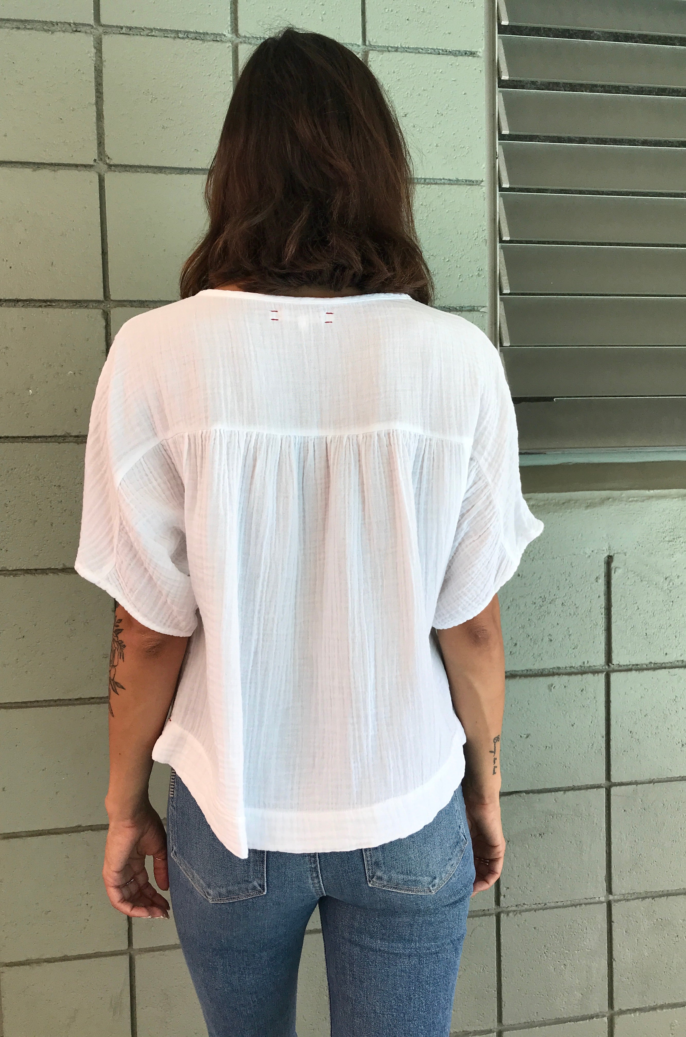 FABLE TOP // WHITE GAUZE