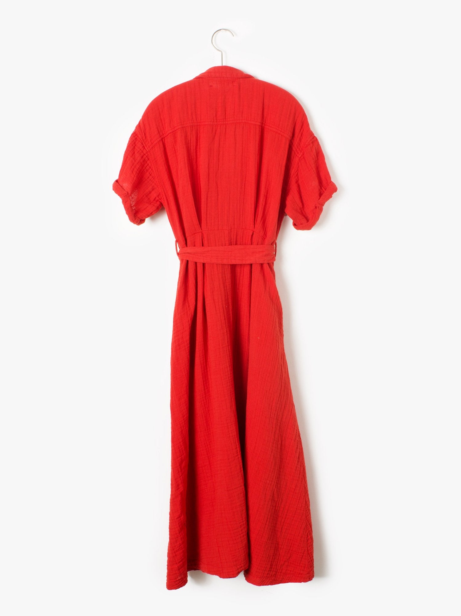 RED ROSE CAYLIN DRESS // COTTON GAUZE