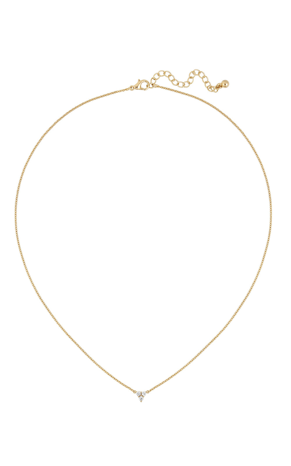 LYRIC // DAINTY GOLD AND CZ NECKLACE