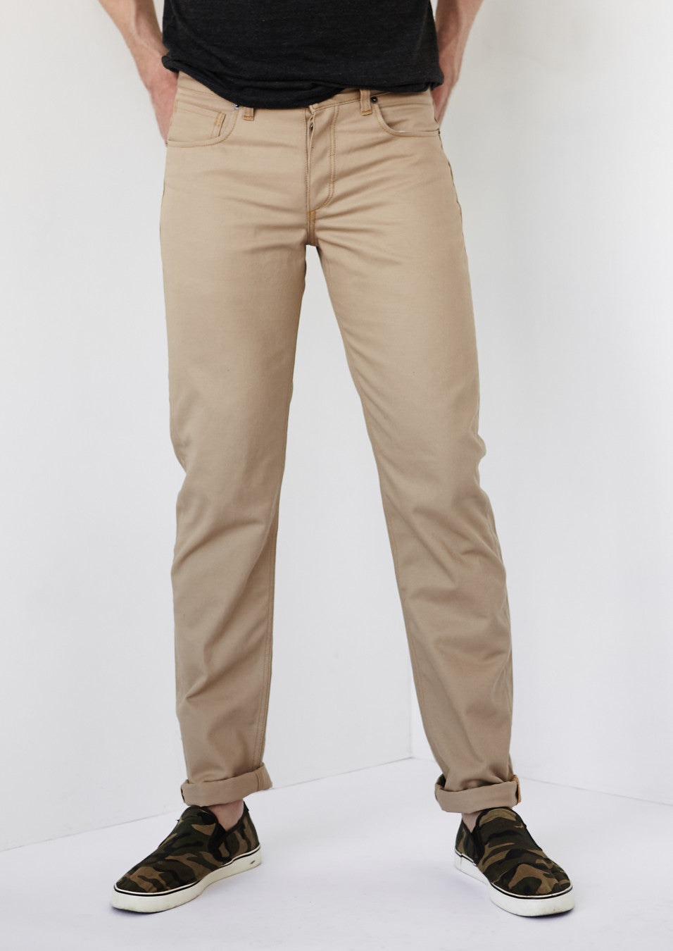 The Johnny in Sand Chino Twill - Loyal Collective - Premium Denim Made ...
