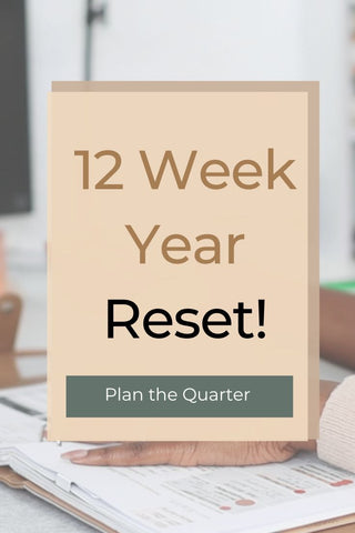 plan the quarter 12 week year reset