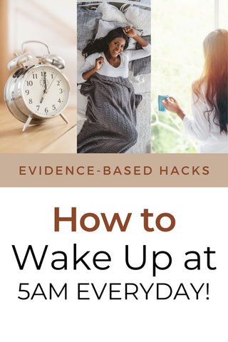 how to wake up early 