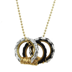 bolo rings necklace