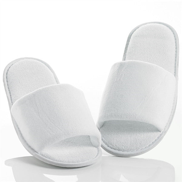 terry cloth bedroom slippers