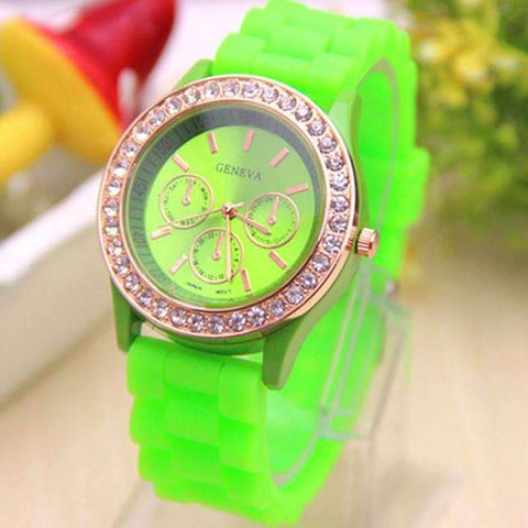 Cheap Crystal Silicone Watches