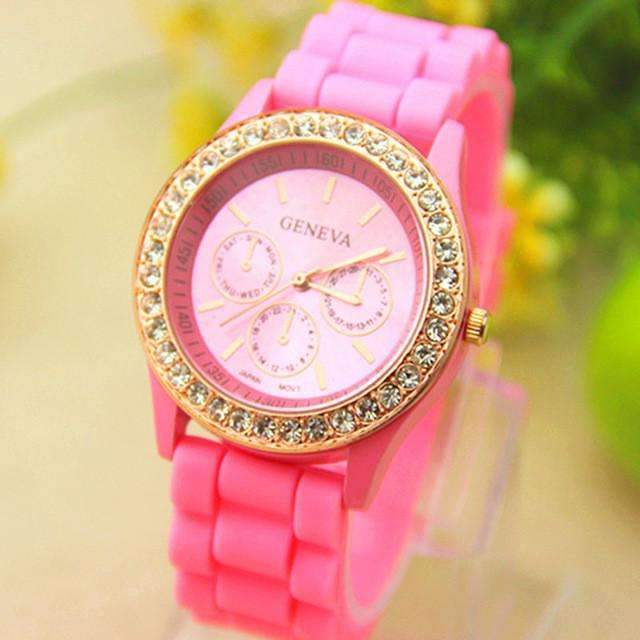 Cheap Crystal Silicone Watches