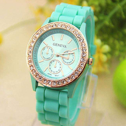 Cheap Crystal Silicone Watches
