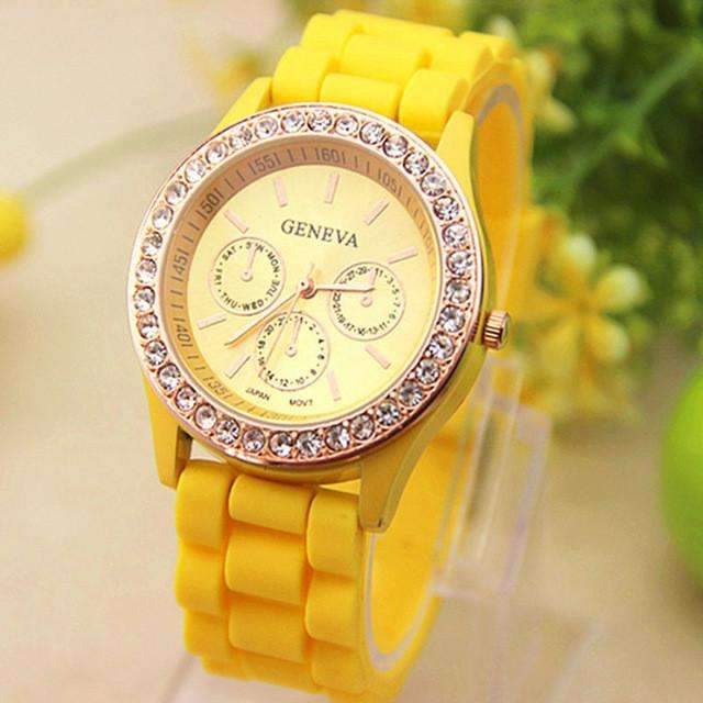 Cheap Crystal Silicone Watches