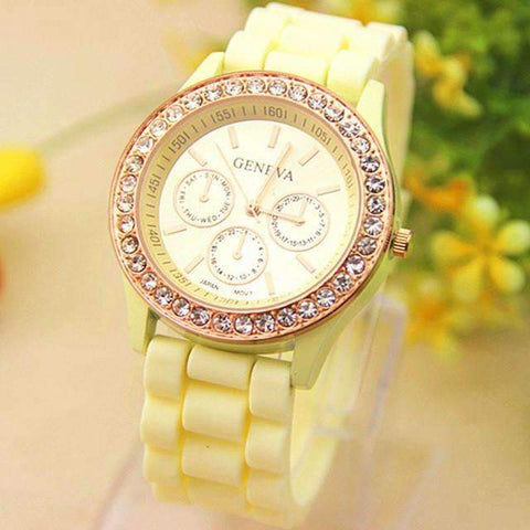 Cheap Crystal Silicone Watches